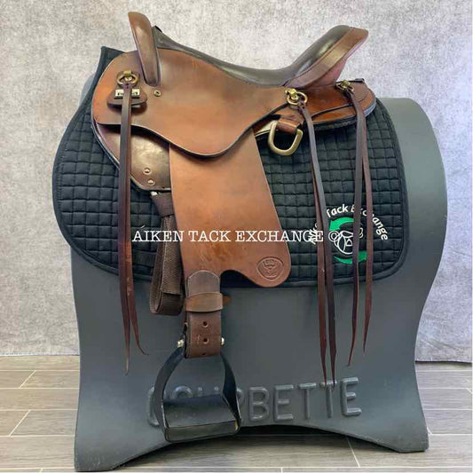 **SOLD** Big Horn 806 Flex Trail Endurance Saddle, 16" Seat, Flex Tree - Medium Plus Fit (with endurance style bars)