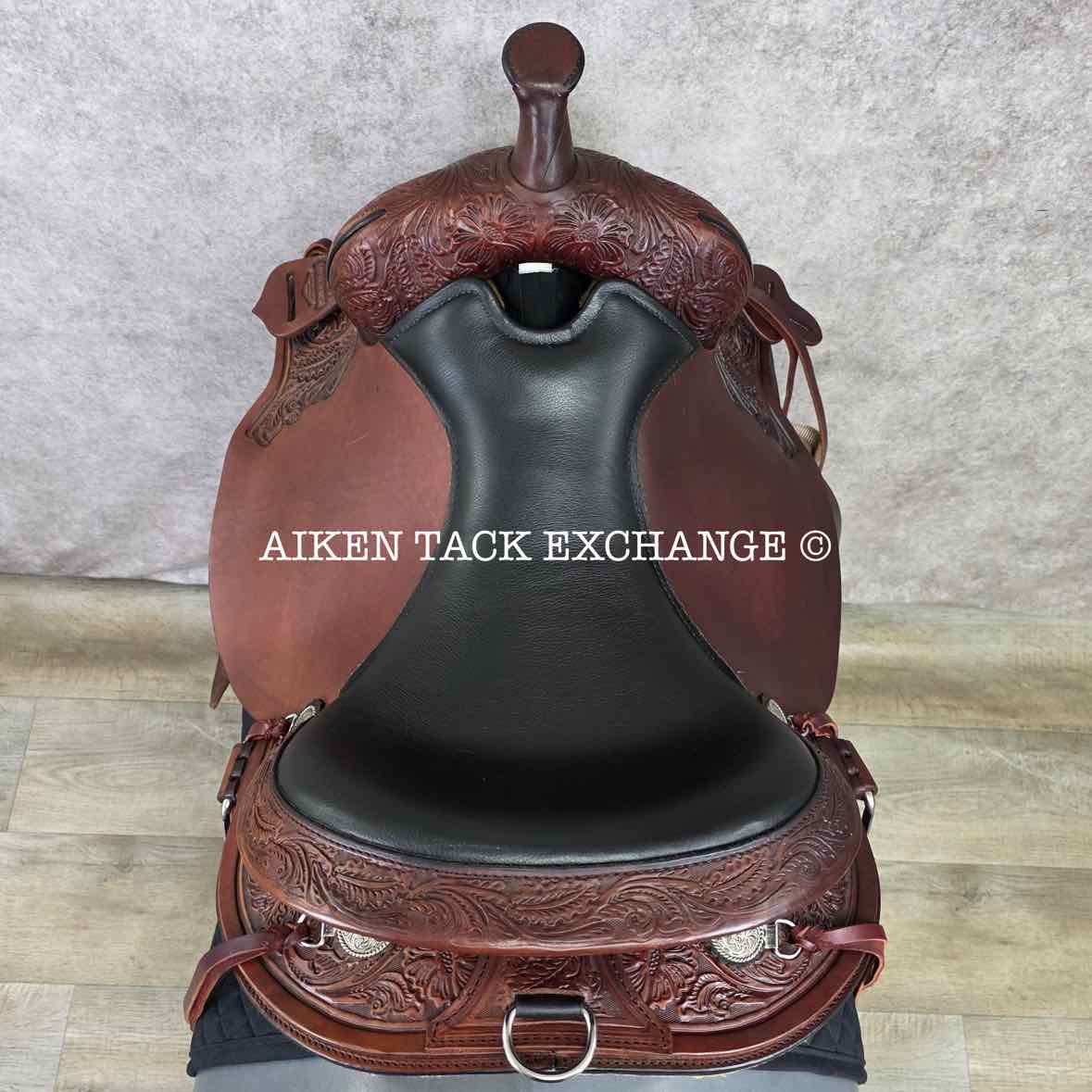 2024 High Horse by Circle Y 6864 Mesquite Western Saddle, 17" Seat, Wide Tree - Full QH Bars