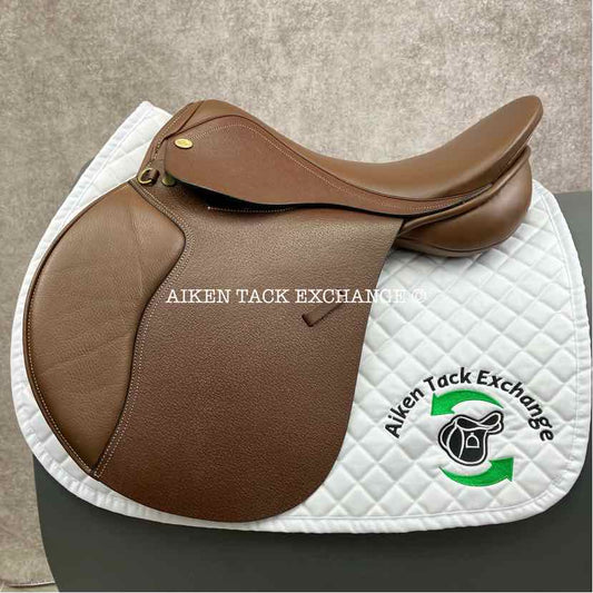 Thornhill Jorge Canaves Berlin All Purpose Saddle, 18" Seat, 32 Tree - Wide, Wool Flocked Panels