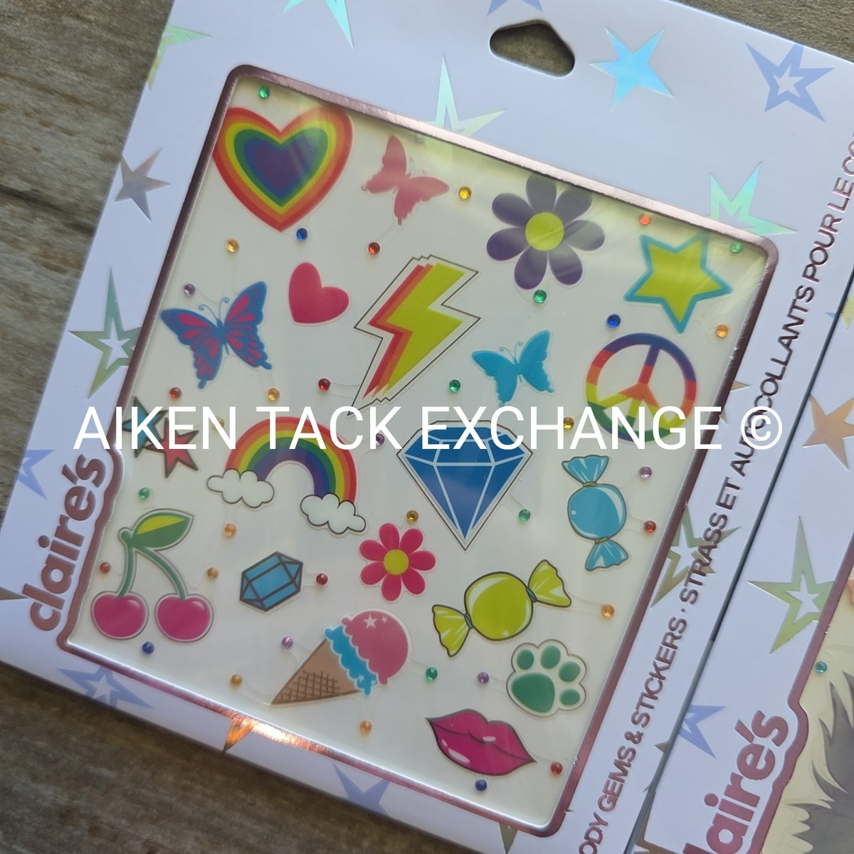 Sticker Set Awit Claire's Body Gem + Sticker Sets - 2 Total – Aiken Tack Exchange
