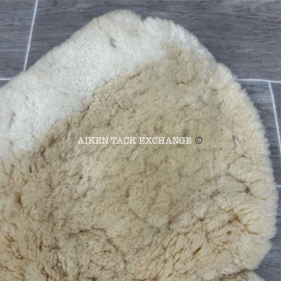 Fleeceworks Sheepskin Perfect Balance Half Pad with Rear Inserts, Size Large