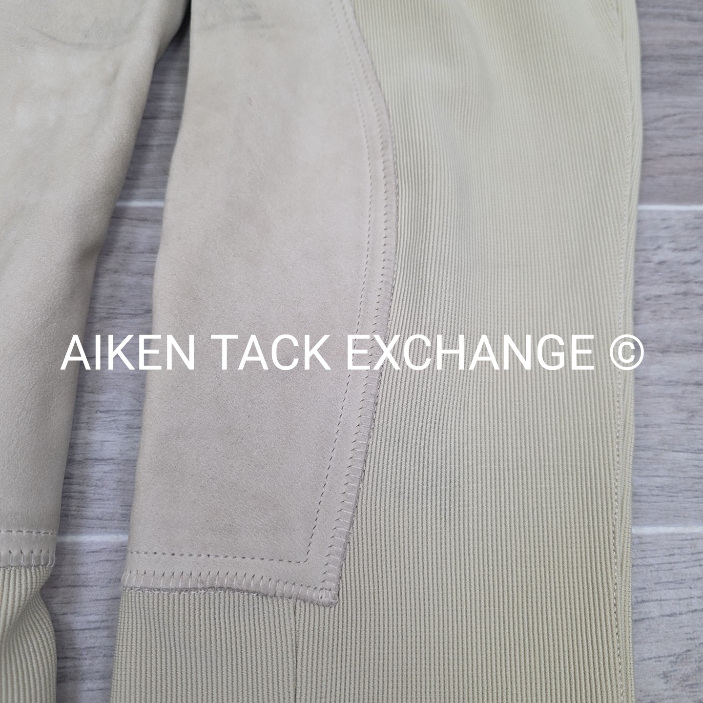 Trainers Choice Leather Full Seat Breeches, Size 34R