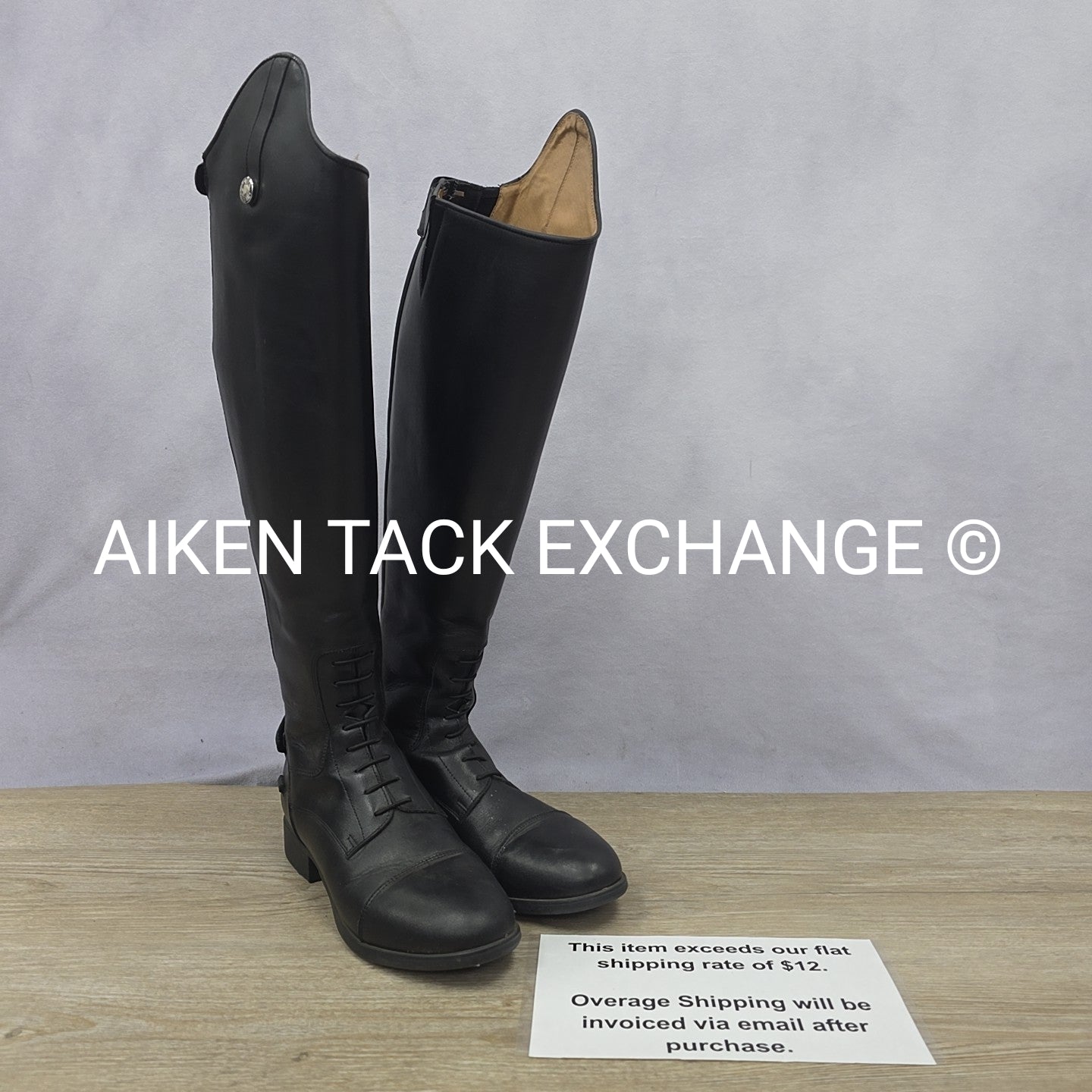 Dover Saddlery Madison Field Boots, Women's 10, Wide Calf, Med Height