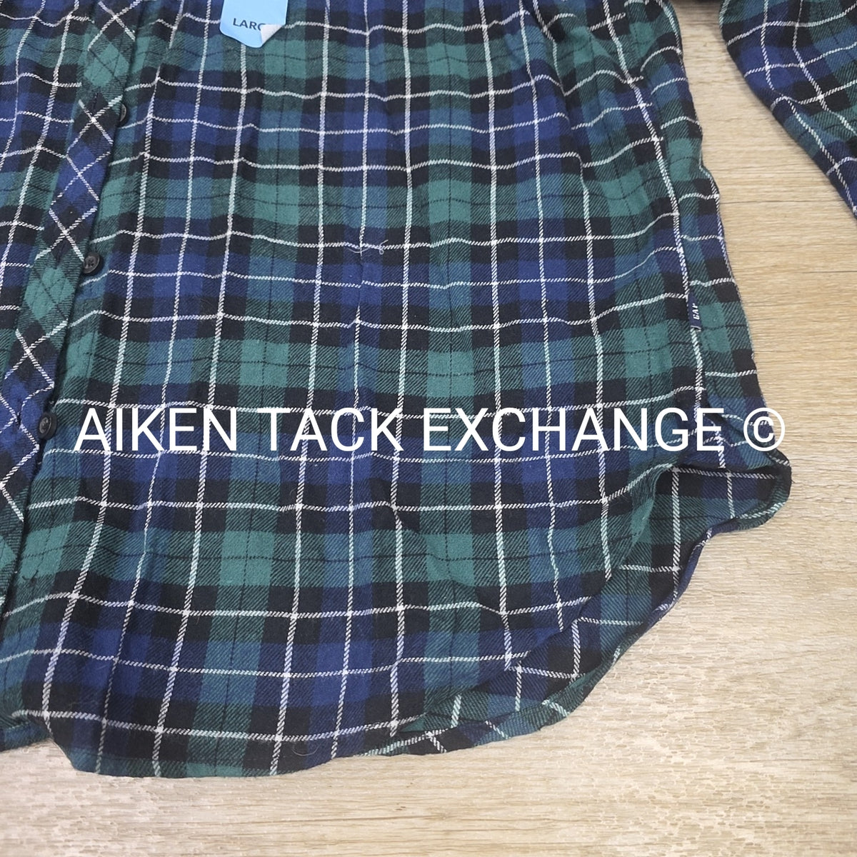 GAP Relaxed Fit Flannel Top, Size Large