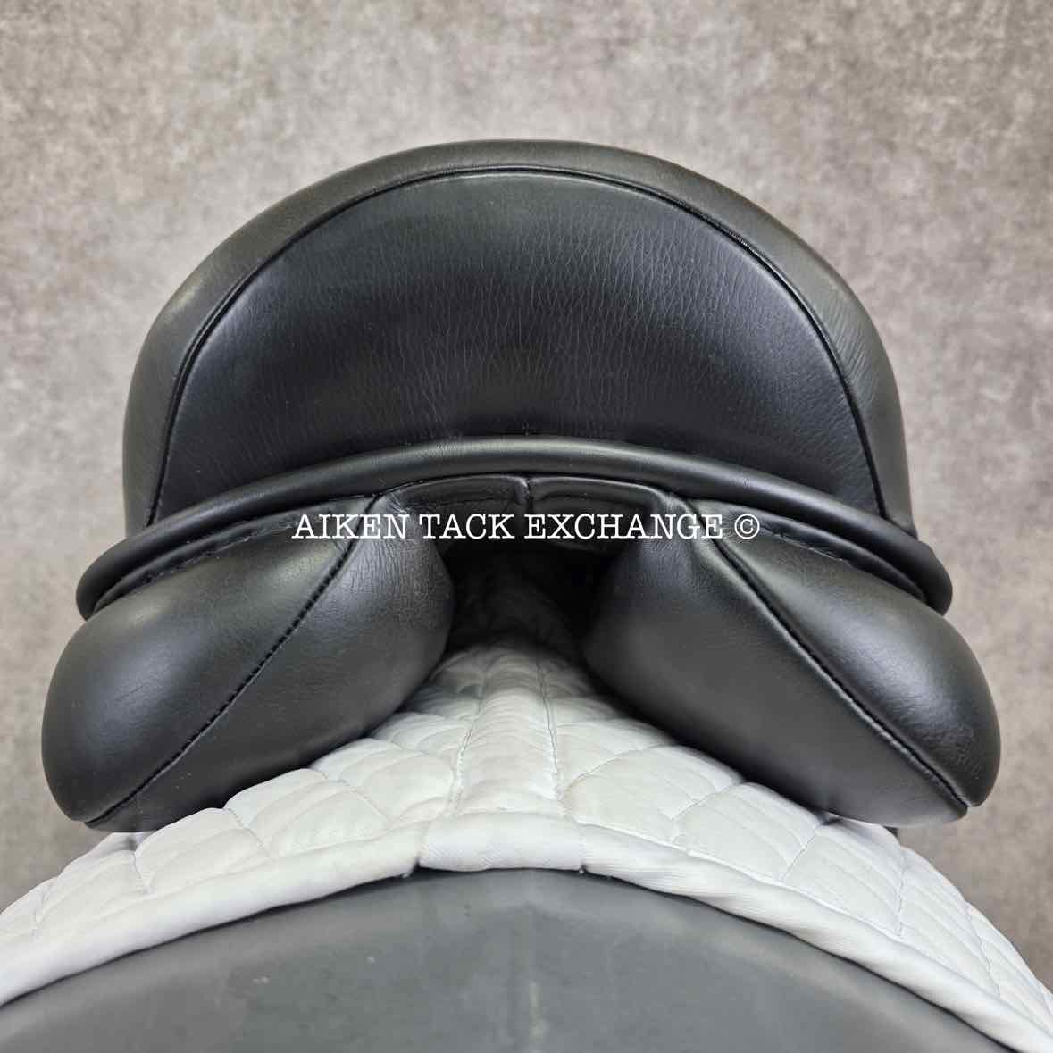 NSC Rhomeo Monoflap Dressage Saddle, 18" Seat, MW/W Tree, Wool Flocked Panels