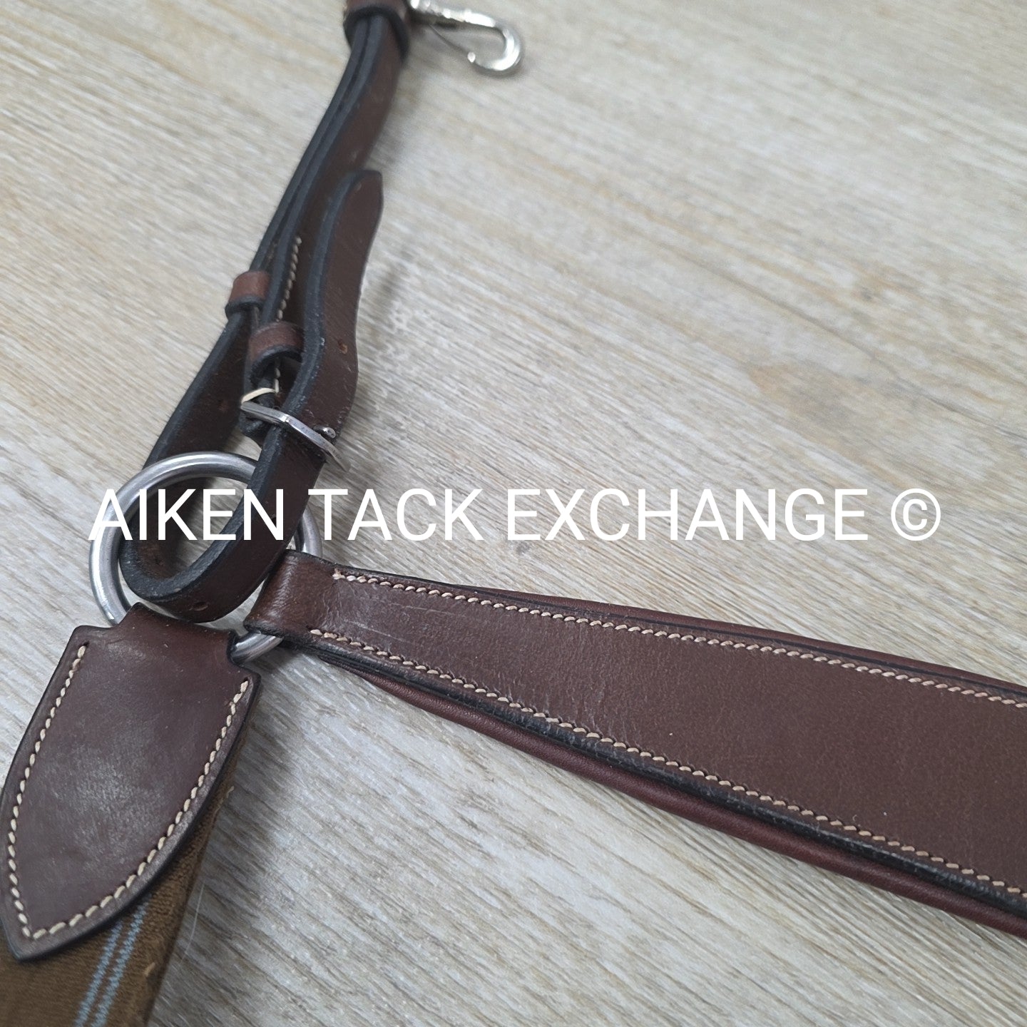 5 Point Elastic Breastplate, Brown, Size Cob