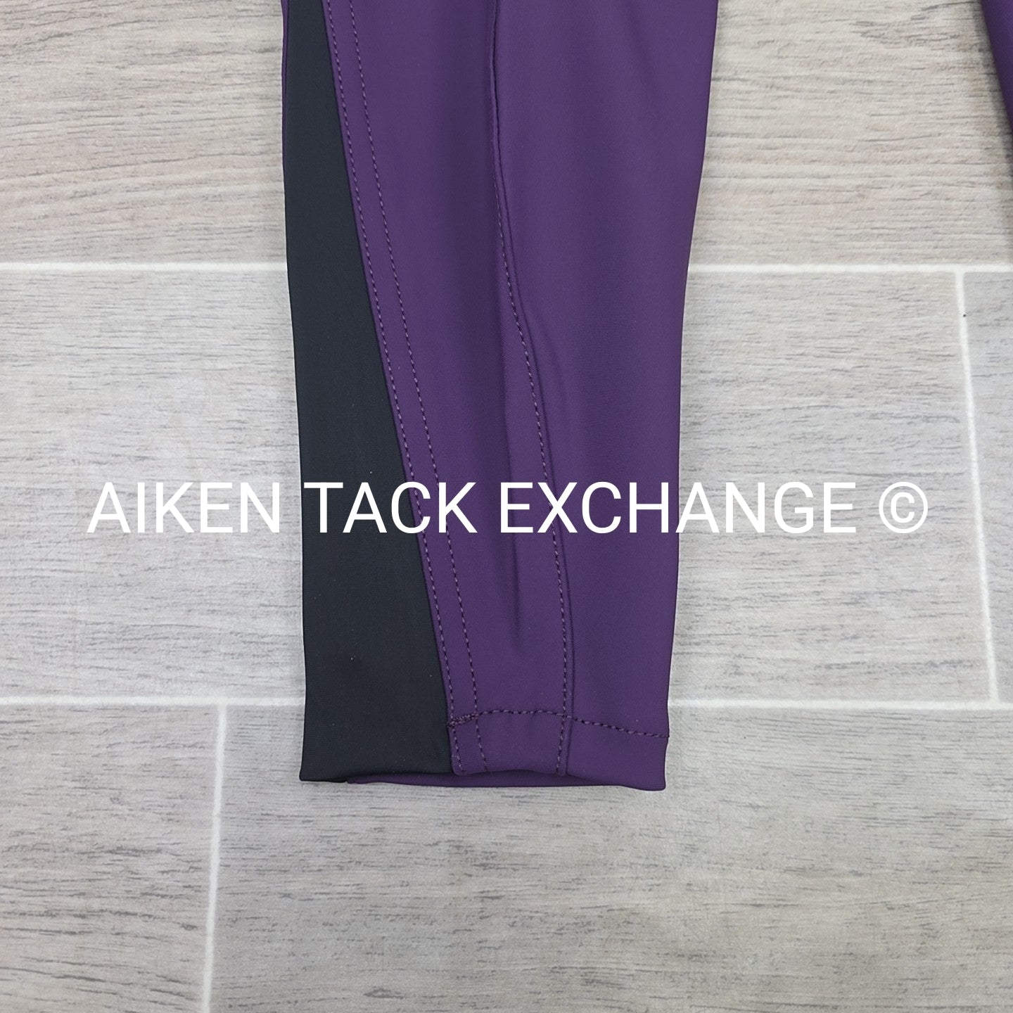 KL Select Gabrielle Knee Patch Breeches, Purple, Women's Size 26R