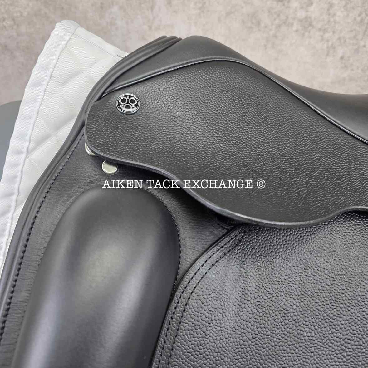2023 Trilogy Allegiance Monoflap Dressage Saddle, 18.5" Seat, Wide Tree, Wool Flocked Panels
