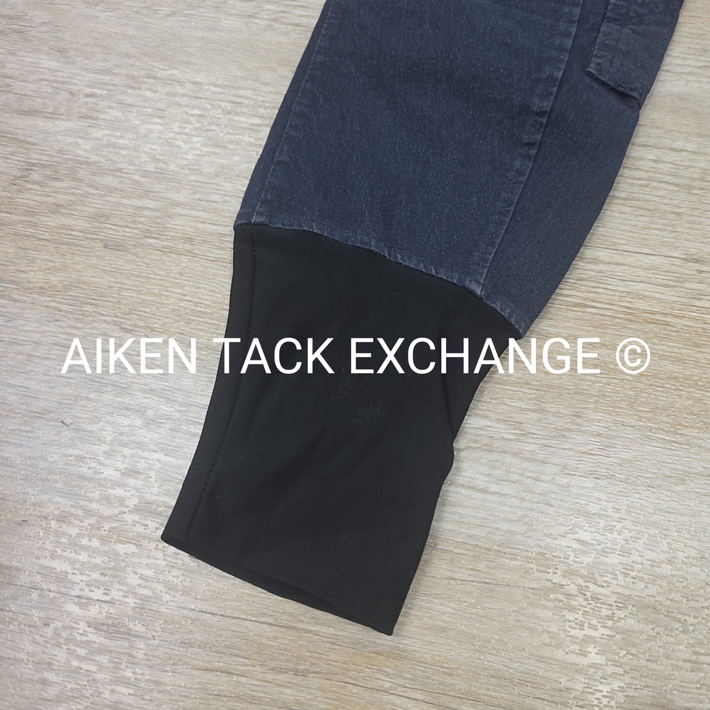 Equine Couture Jessie Denim Knee Patch Breeches, Women's 28