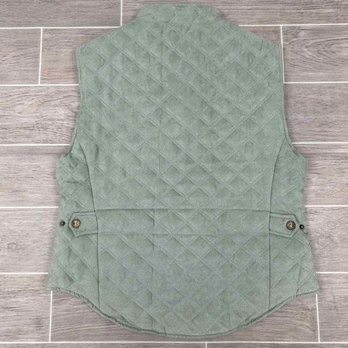 PRI Micro-Suede Quilted Vest, Size Large