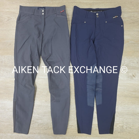 BARGAIN BUNDLE: B Vertigo Silicone Extended Leg Breeches, 24 & Kerrits Knee Patc