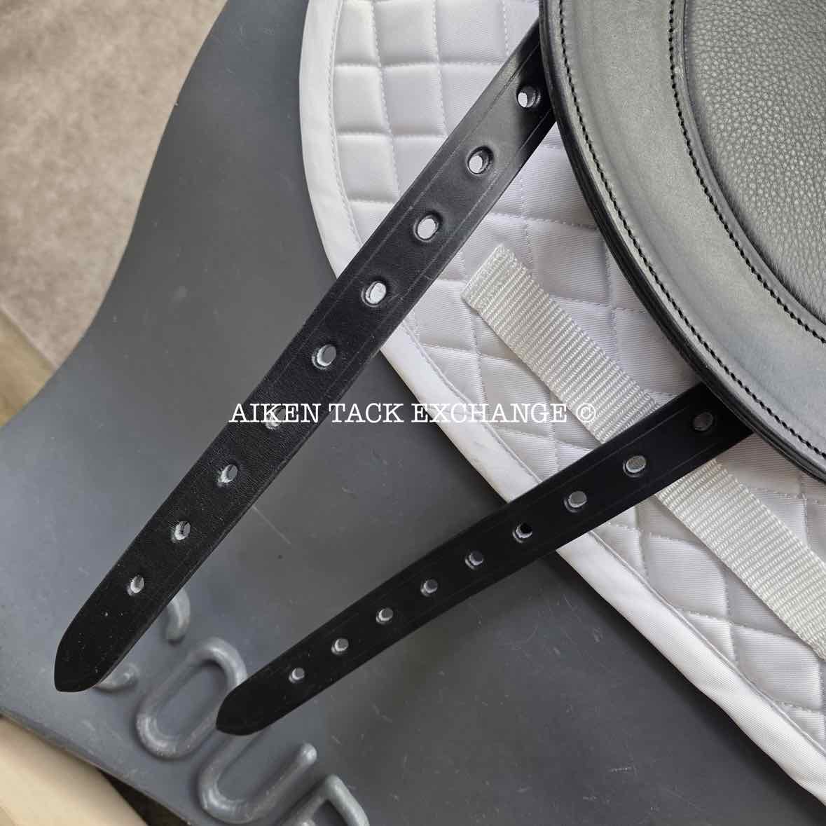 2024 Envy by Custom Saddlery Motion Monoflap Dressage Saddle, 18" Seat, Adjustable Tree, Wool Flocked Panels