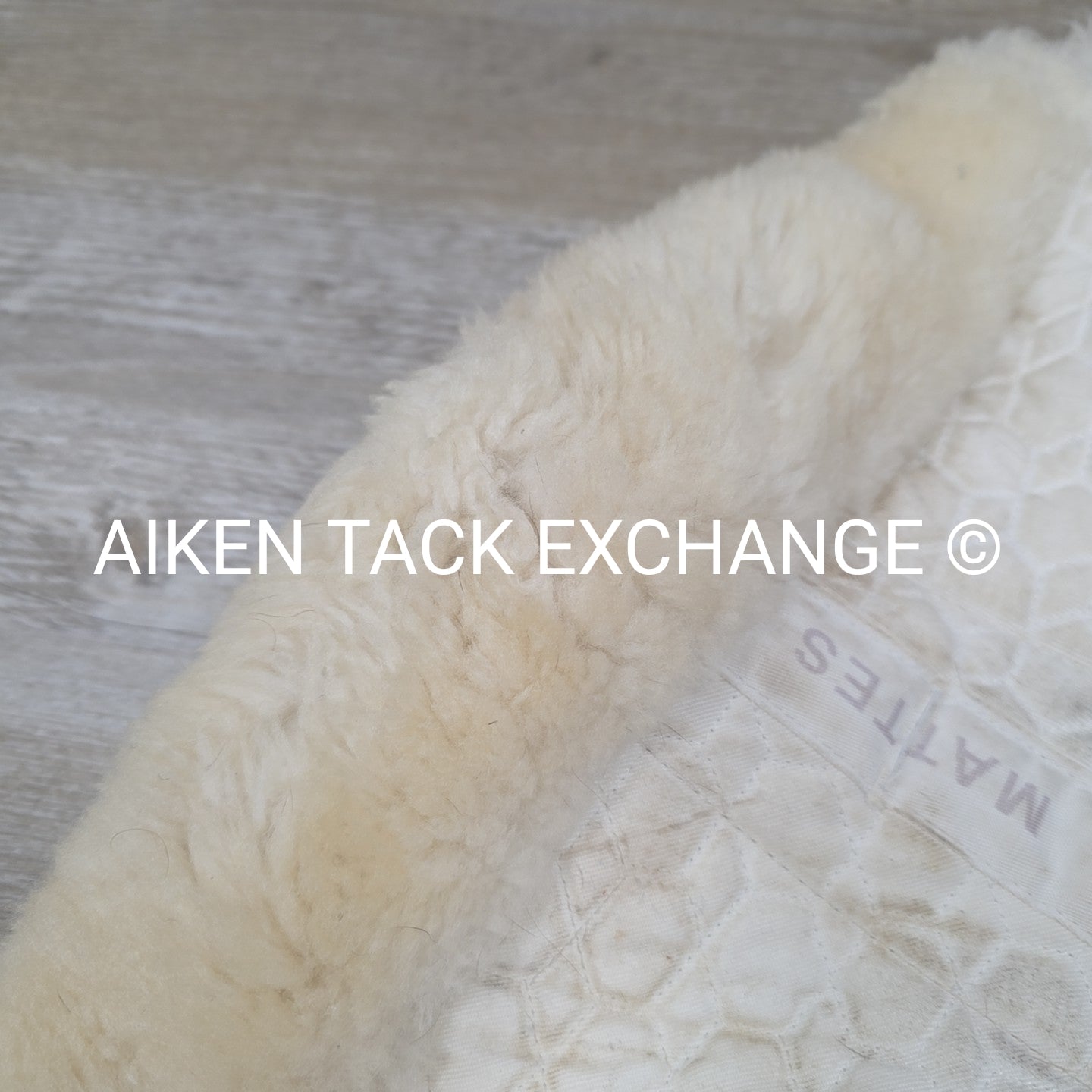 Mattes Platinum Sheepskin Half Pad, Dressage, Size Medium