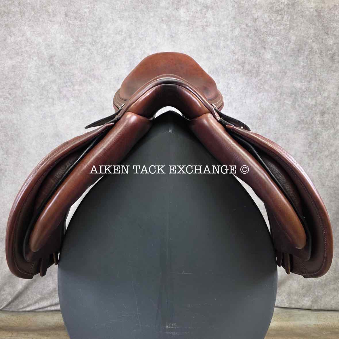 2015 Ovation Ruiz Diaz Close Contact Jump Saddle, 17" Seat, Adjustable Tree - XCH Changeable Gullet, Foam Panels