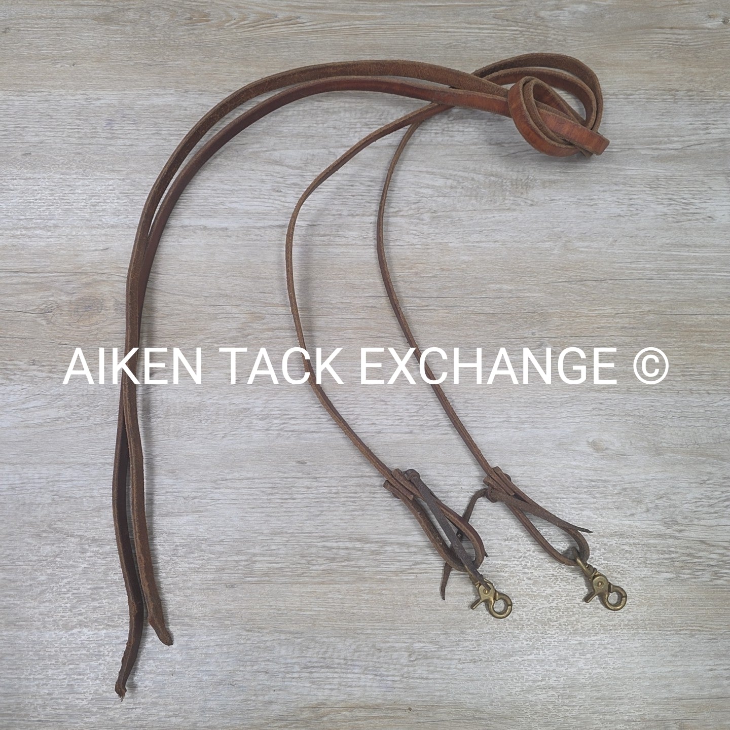 Leather Split Reins with Snap Ends