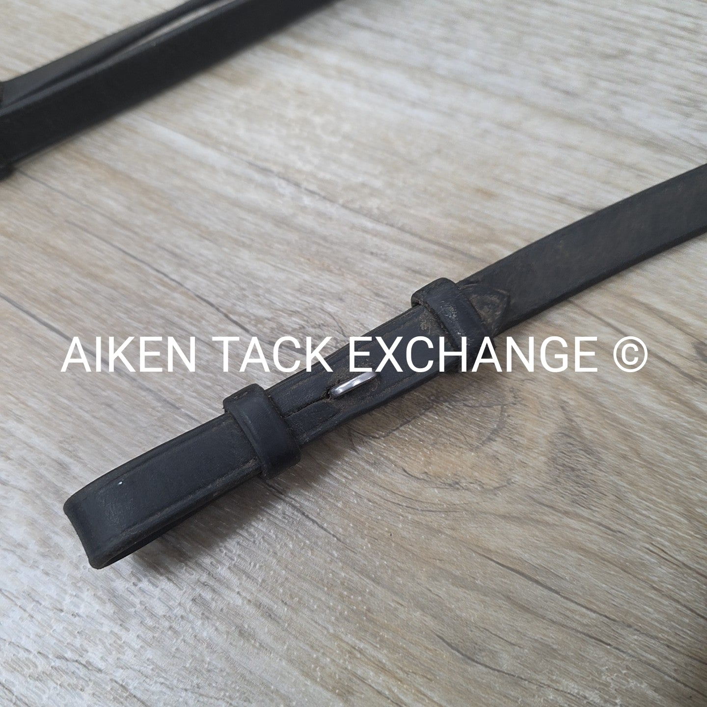 BARGAIN BUNDLE: 2 Pairs Leather Reins with Hand Grips, Black