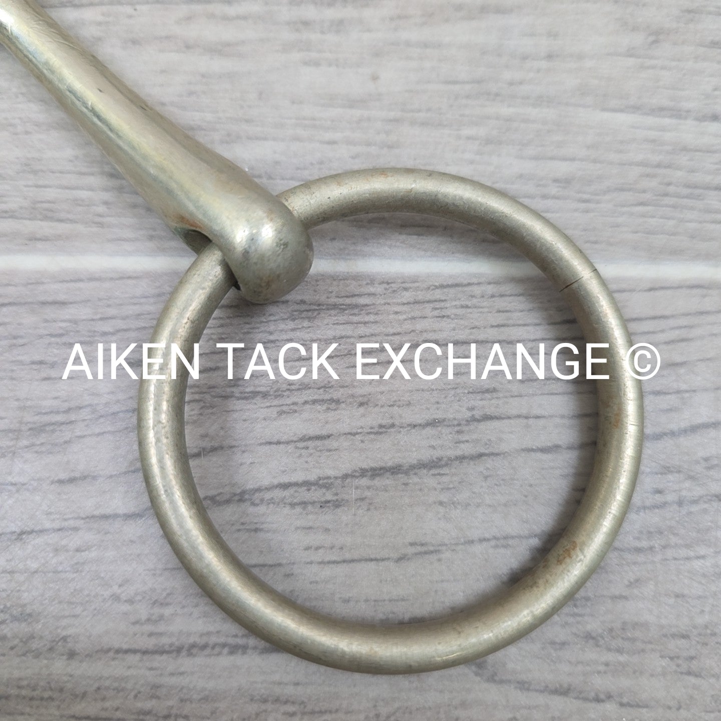 Herm Sprenger Single Joint Loose Ring Bradoon Bit 5.5"