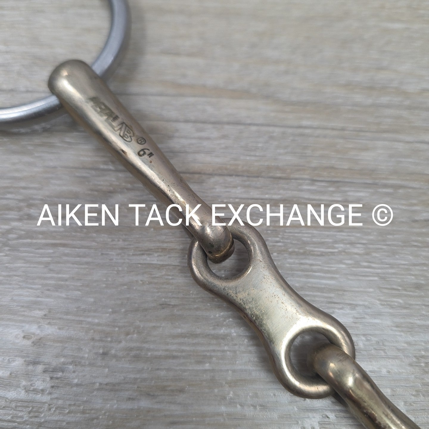 Metalab AlBaCon French Link Loose Ring Bradoon Bit, 6"