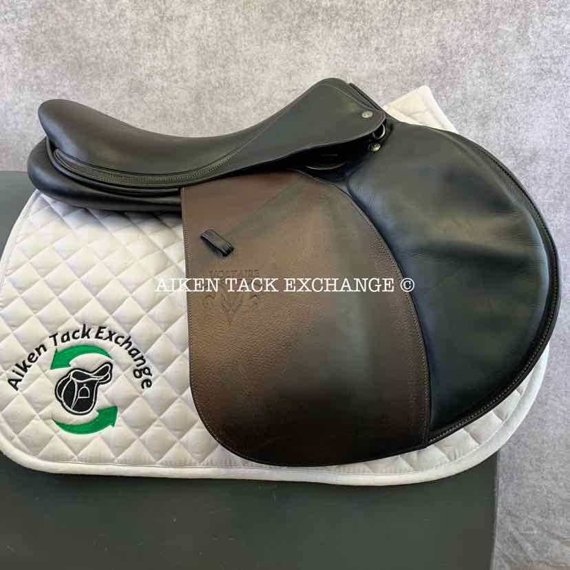 2018 Voltaire Palm Beach Close Contact Jump Saddle, 19" Seat, 4AAAR Flap, Medium Tree, PRO Panels