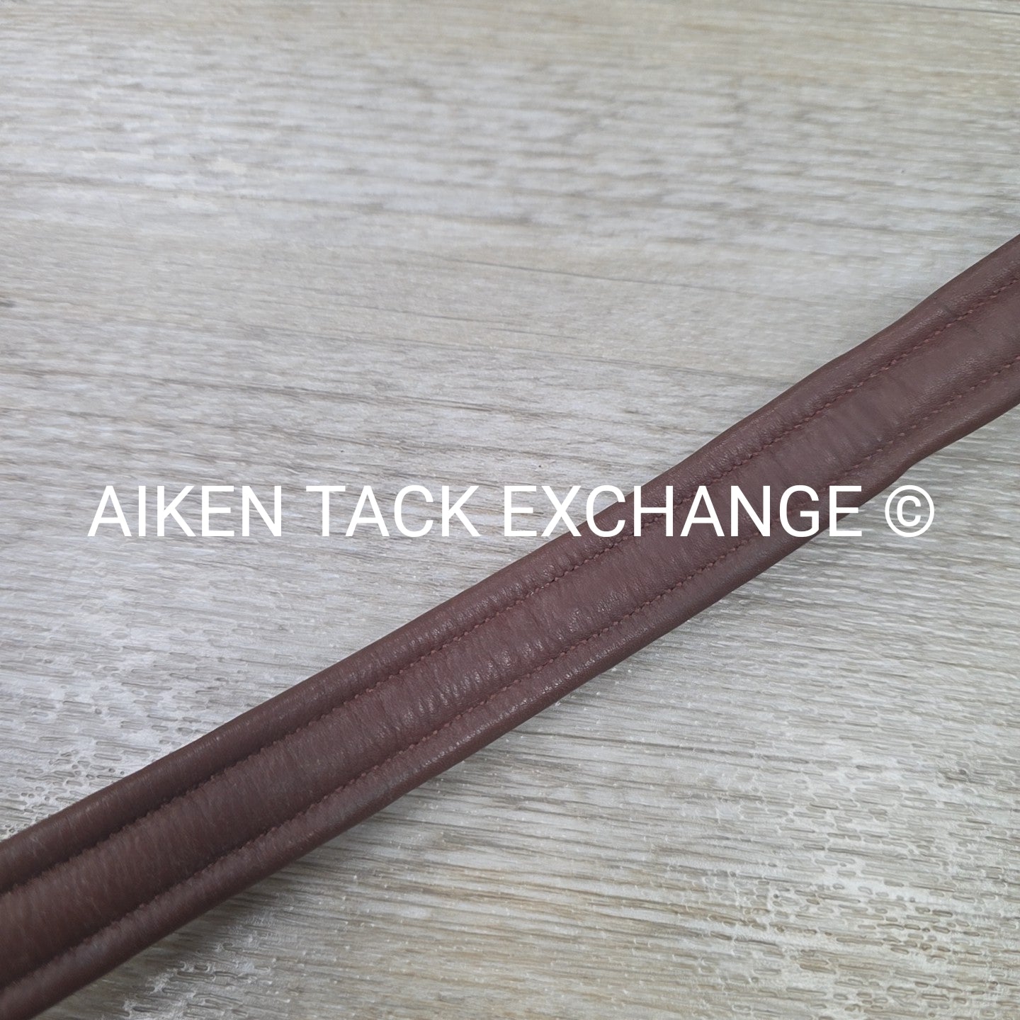 Padded Clincher Browband, Brown, 16"