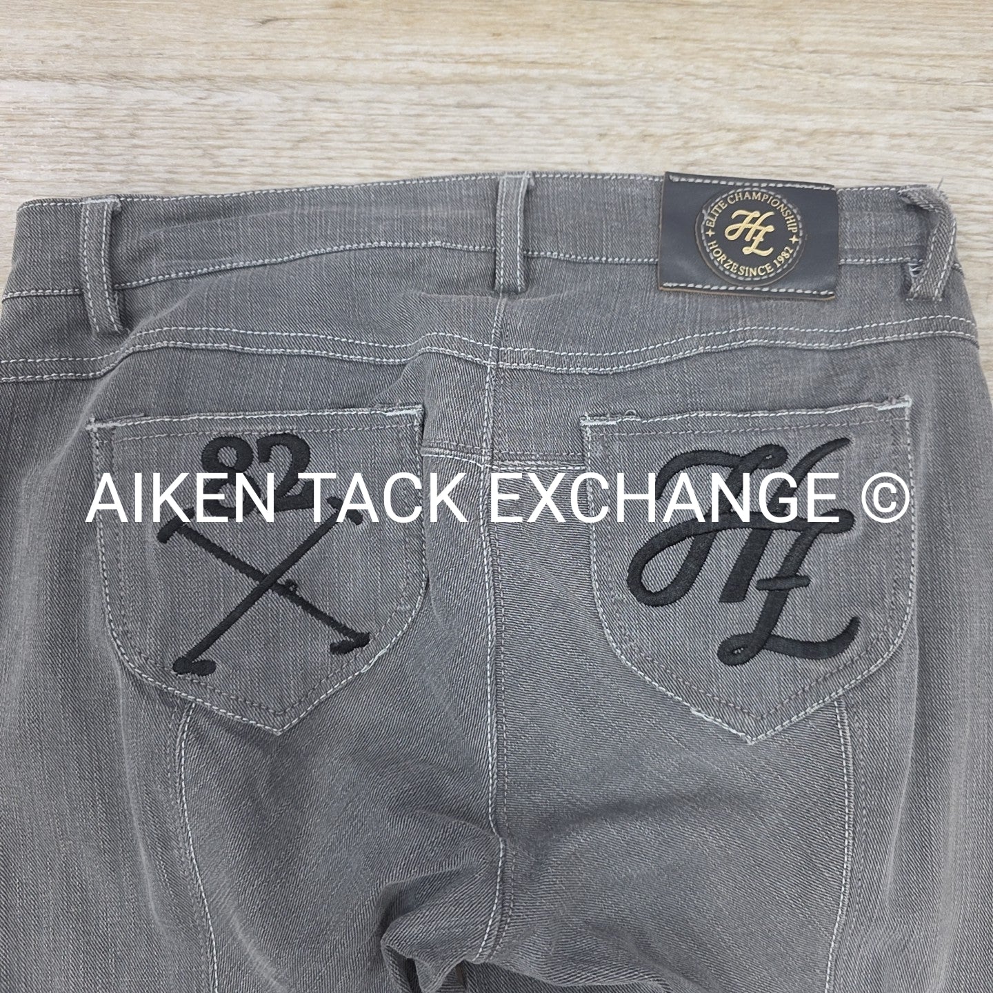 Horze Denim Knee Patch Breeches, Size XS