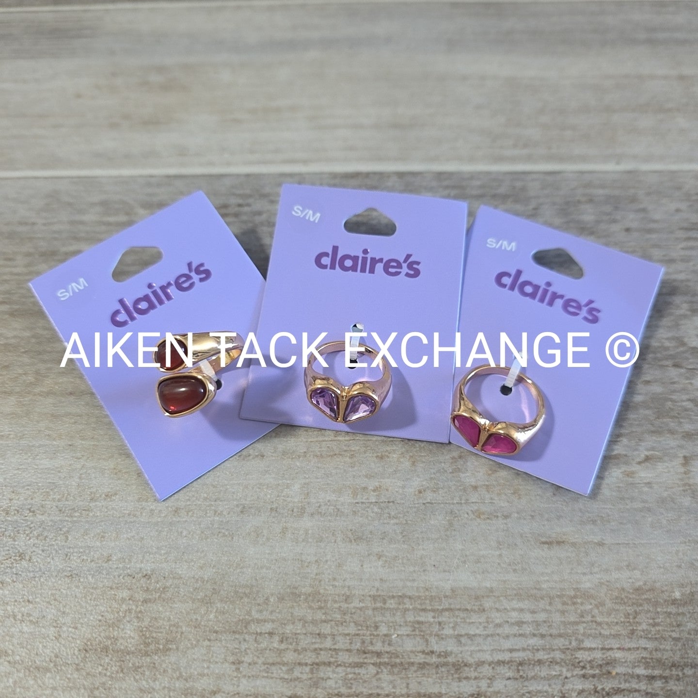 Claire's Rings (3) - Size S/M