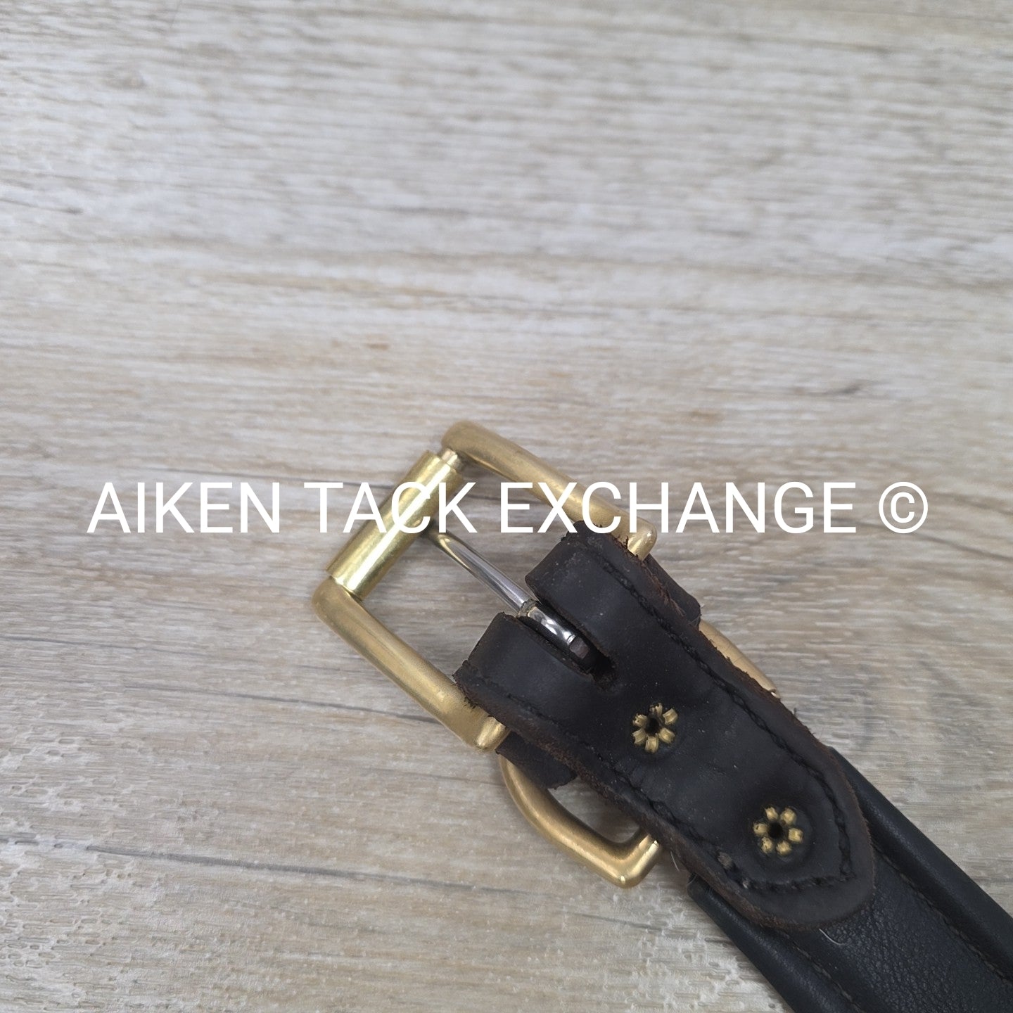 Heavy Duty Leather Padded Dog Collar, 18-22" (has blemishes)