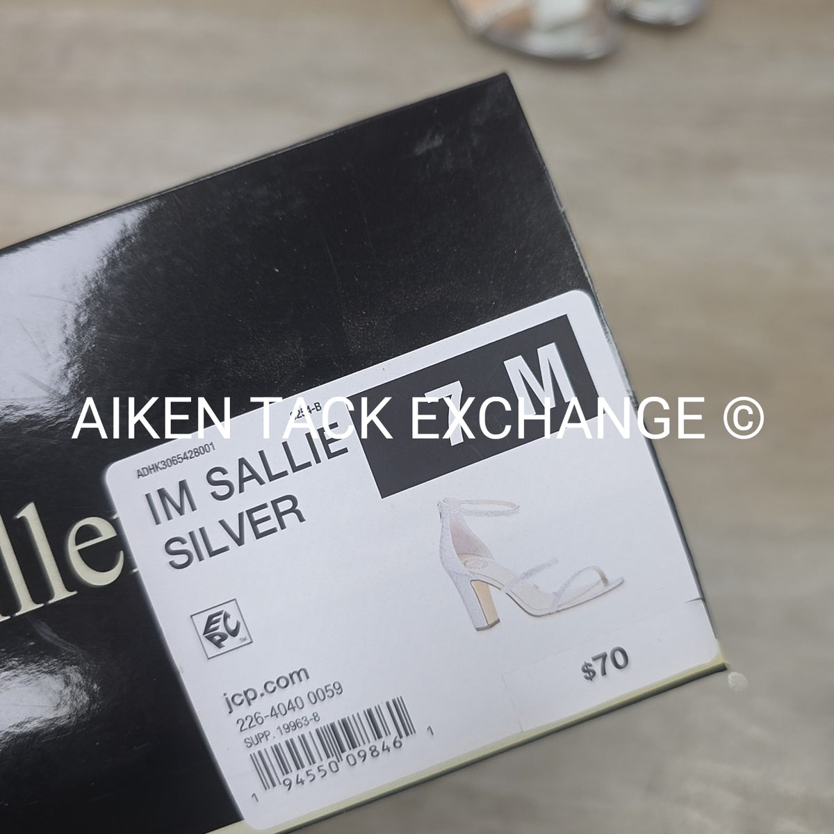 I.Miller Silver Heels, Size 7