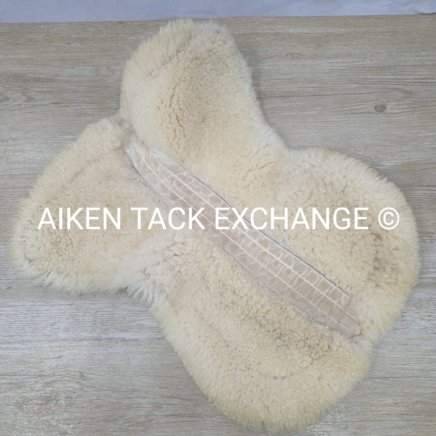 Mattes Platinum Dressage Sheepskin Half Pad with Rear Trim, Size Large