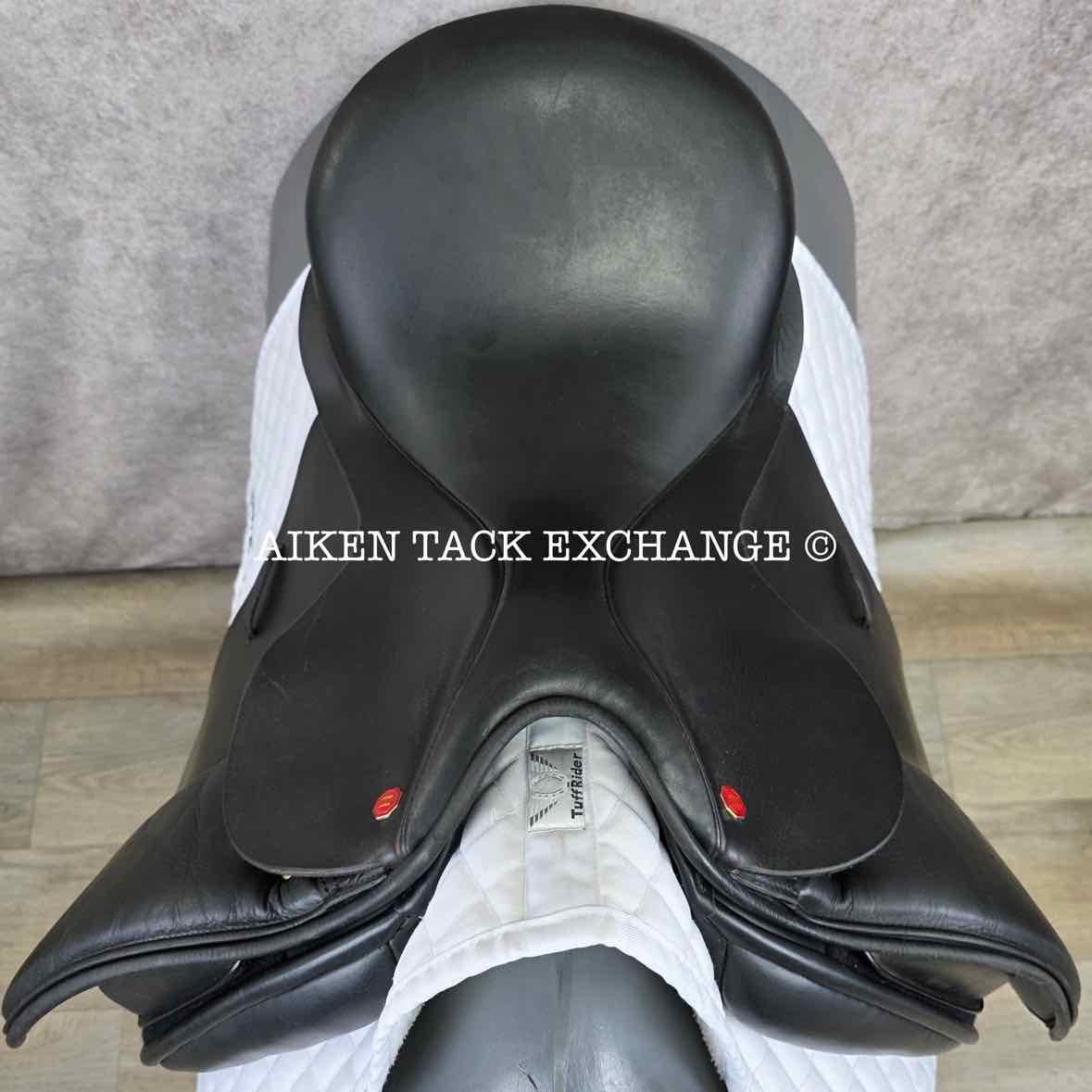2012 Hastilow Concept Dressage Saddle, 17" Seat, Adjustable Tree - Changeable Gullet, Wool Flocked Panels