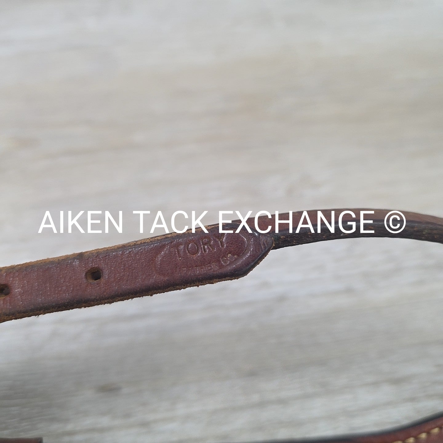 Tory Leather Silver V-Brow Western Headstall, No Reins