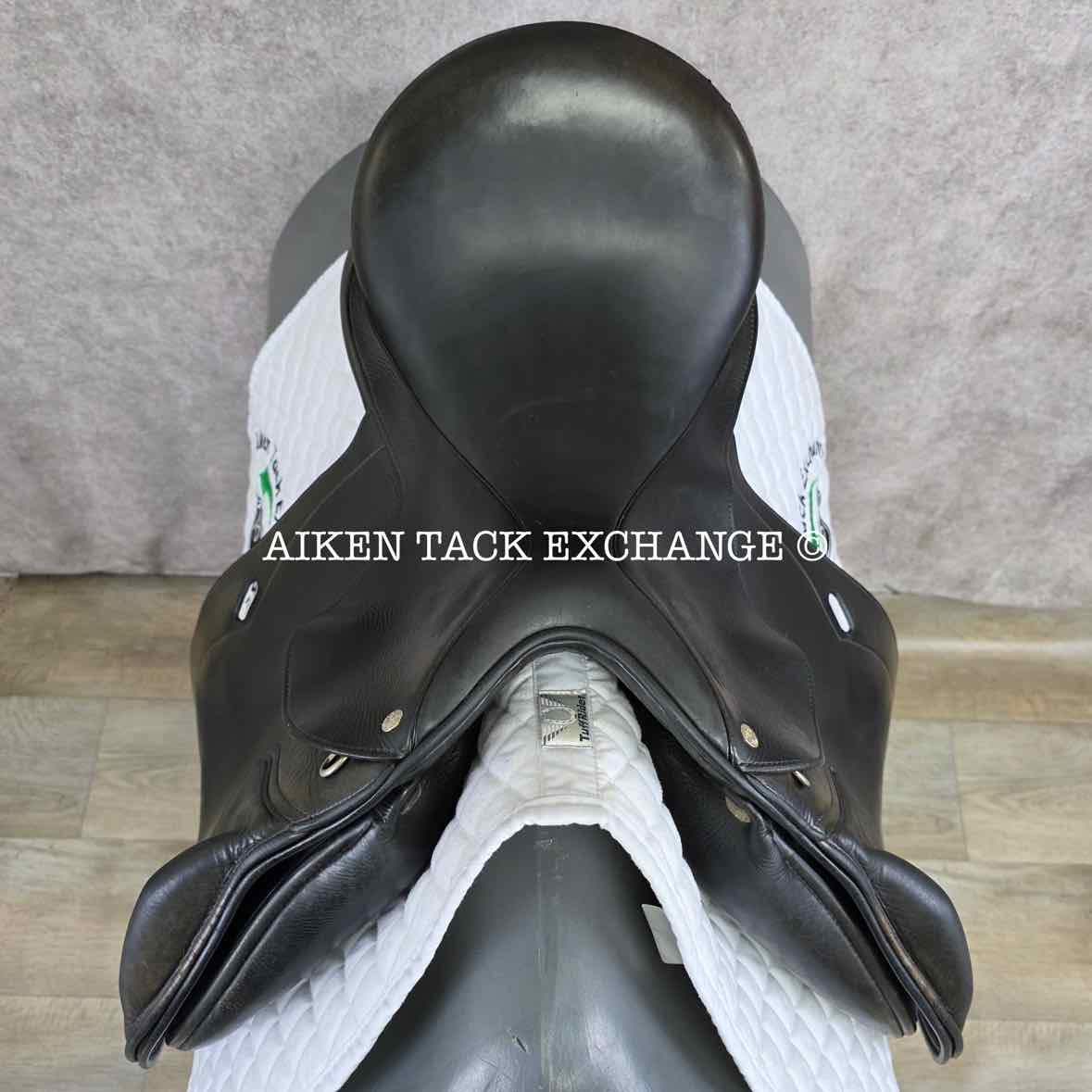 2012 DK Saddlery Liberty Monoflap All Purpose Jump Saddle, 17.5" Seat, Medium Wide Tree, Wool Flocked Panels