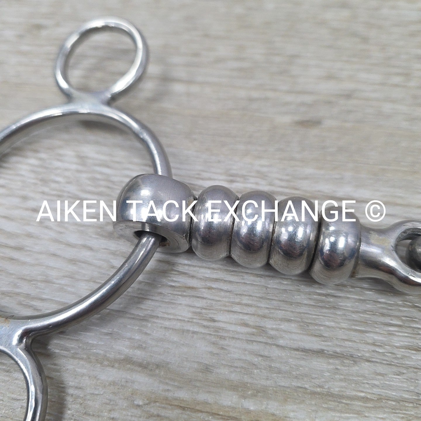 Single Joint Cherry Roller 3 Ring Gag Bit 5.5"