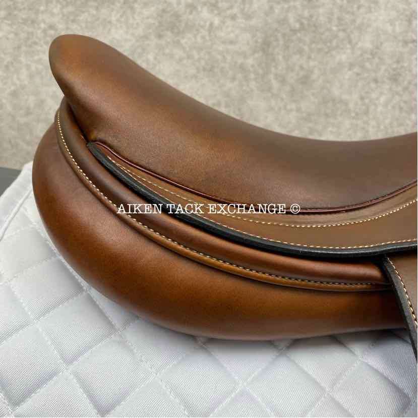 Bruno De Heusch - BDH Close Contact Jump Saddle, 17" Seat, Medium Tree, Foam Panels