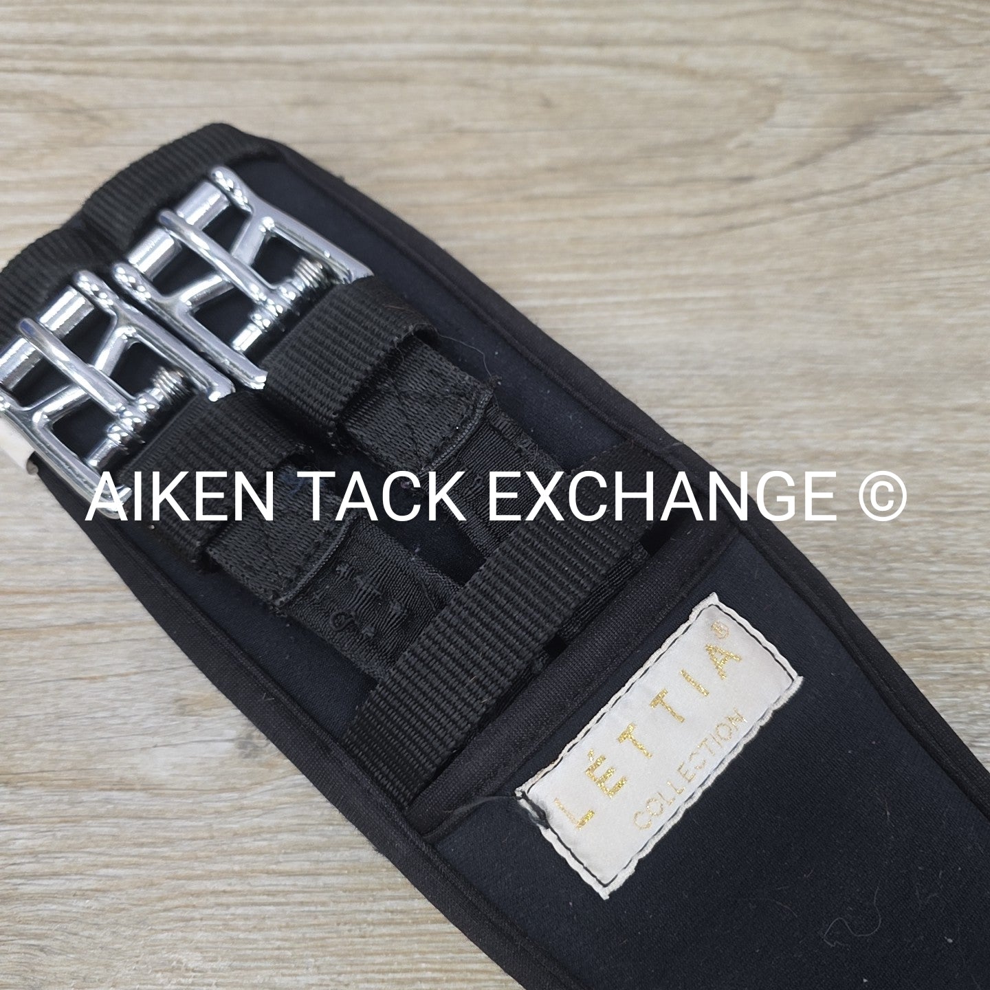 Lettia Memory Foam Clik Dressage Girth, Black, 28"