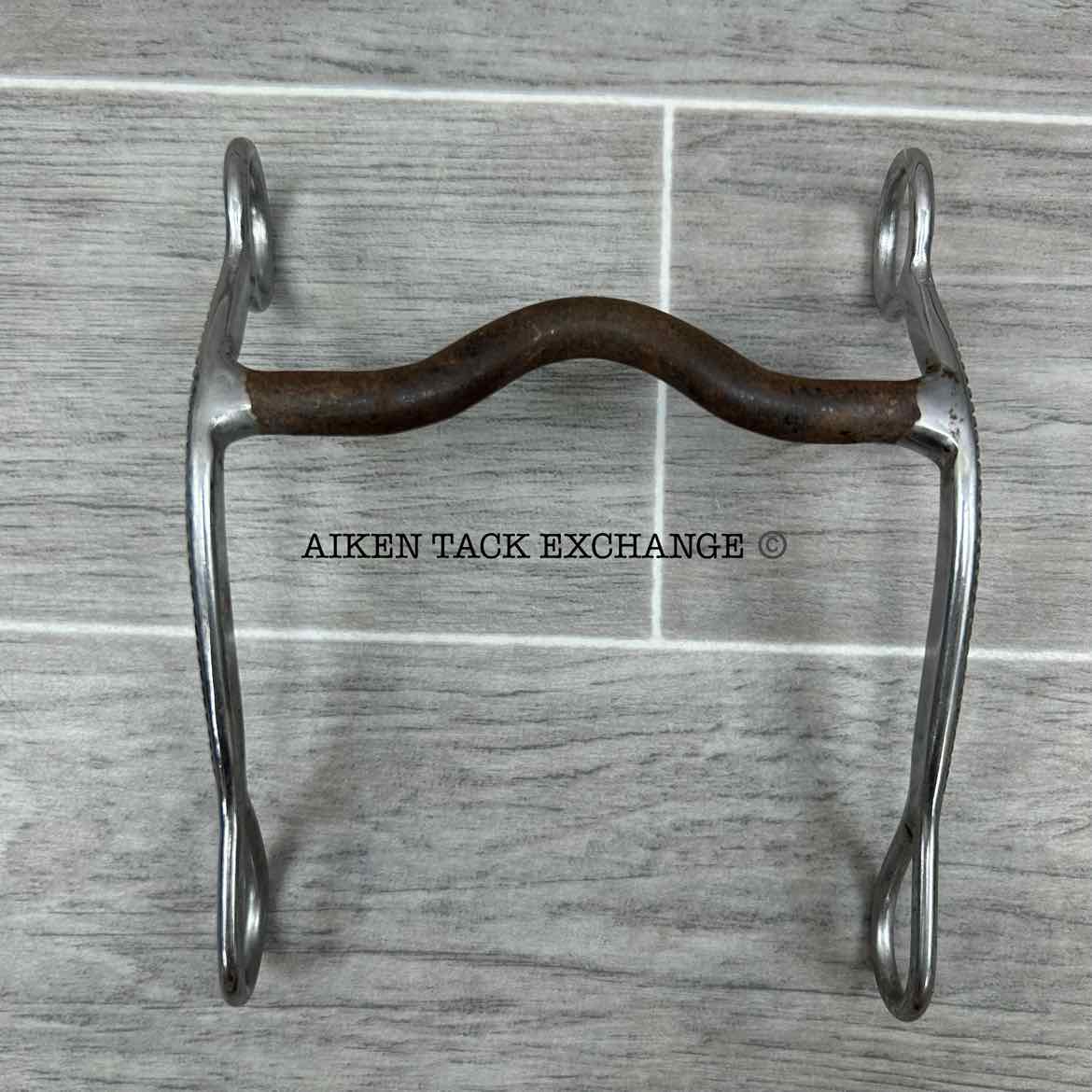 Sweet Iron Mullen Mouth Shanked Bit 5"