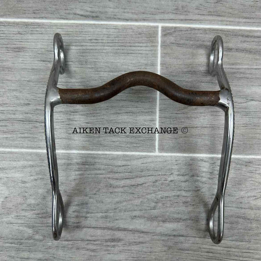 Sweet Iron Mullen Mouth Shanked Bit 5"