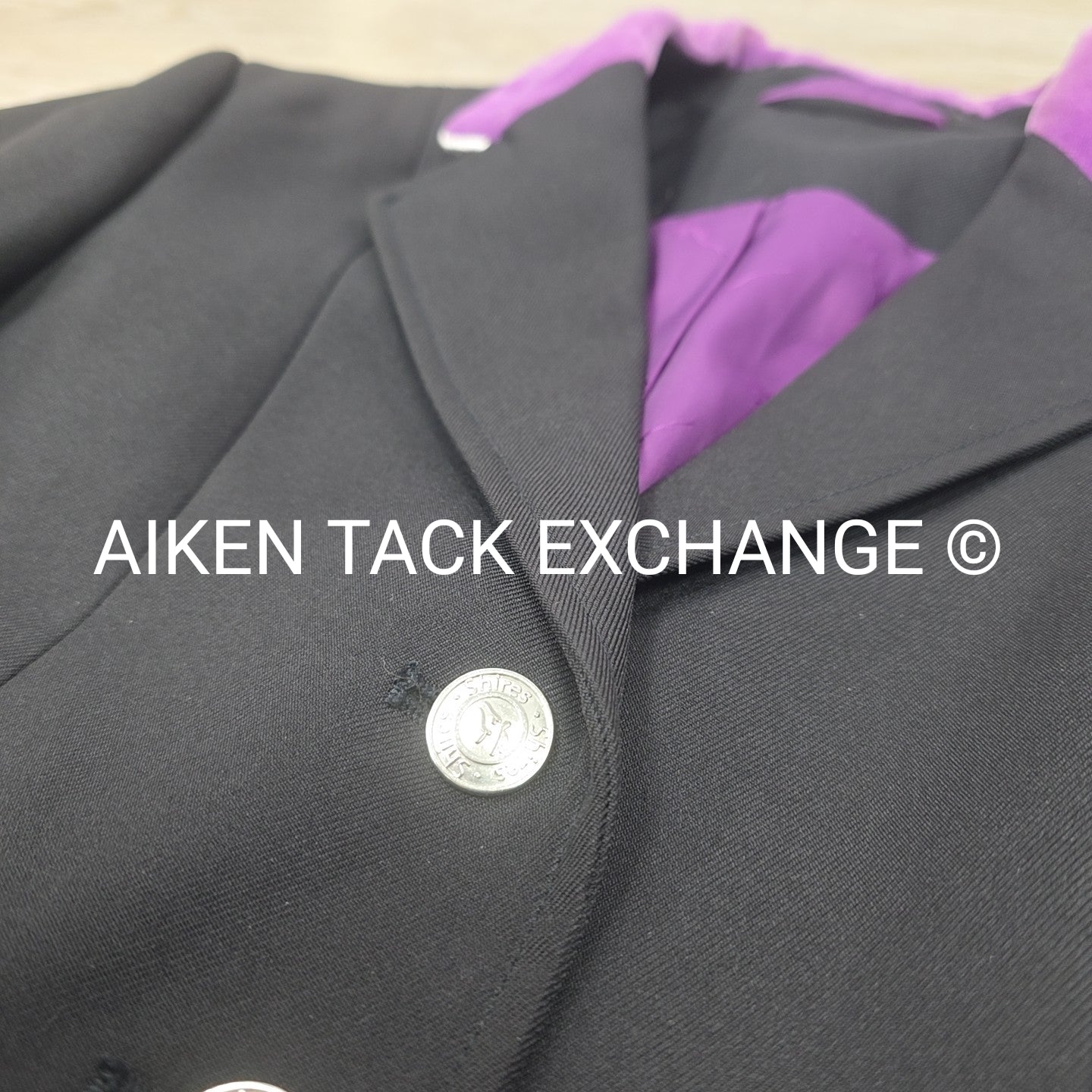 Shires Henley Dressage Show Coat, Size US 4 (Missing 1 Button)
