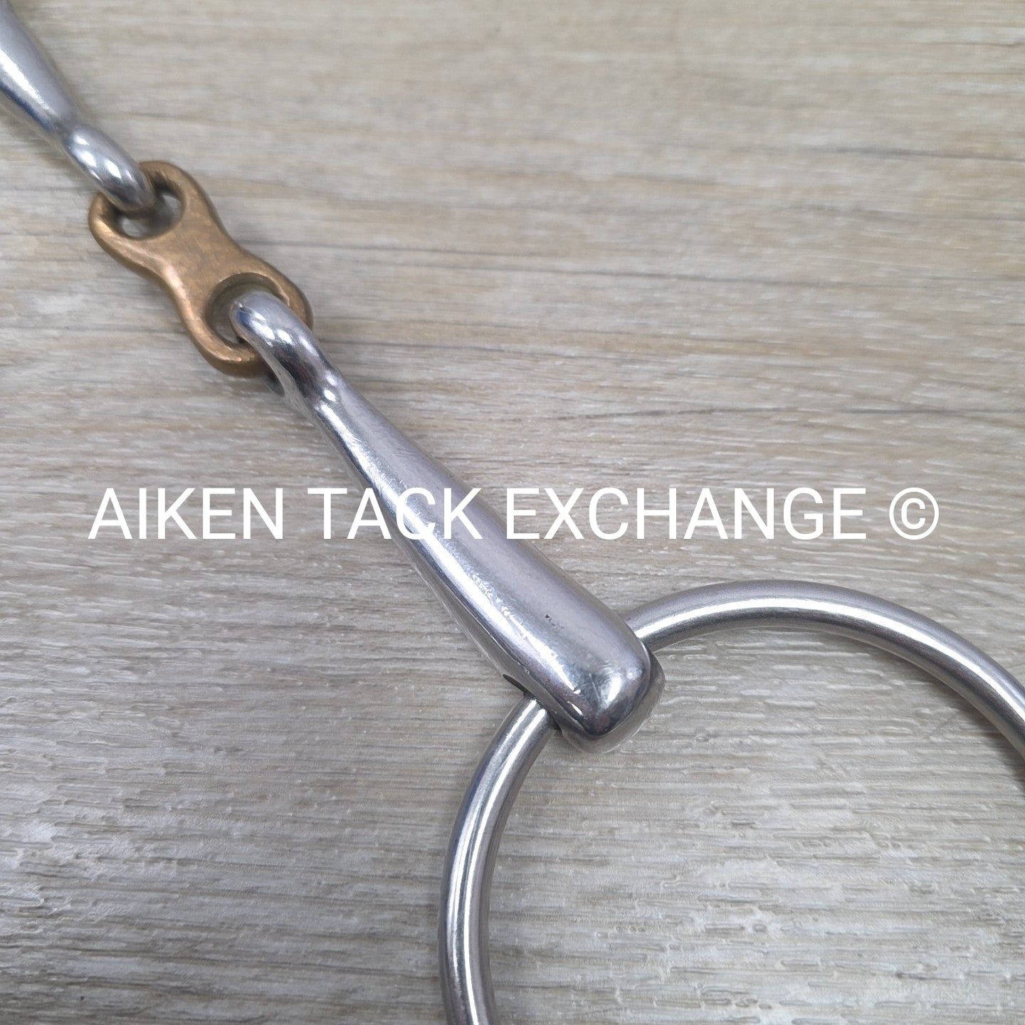 Copper French Link Loose Ring Bit 6"