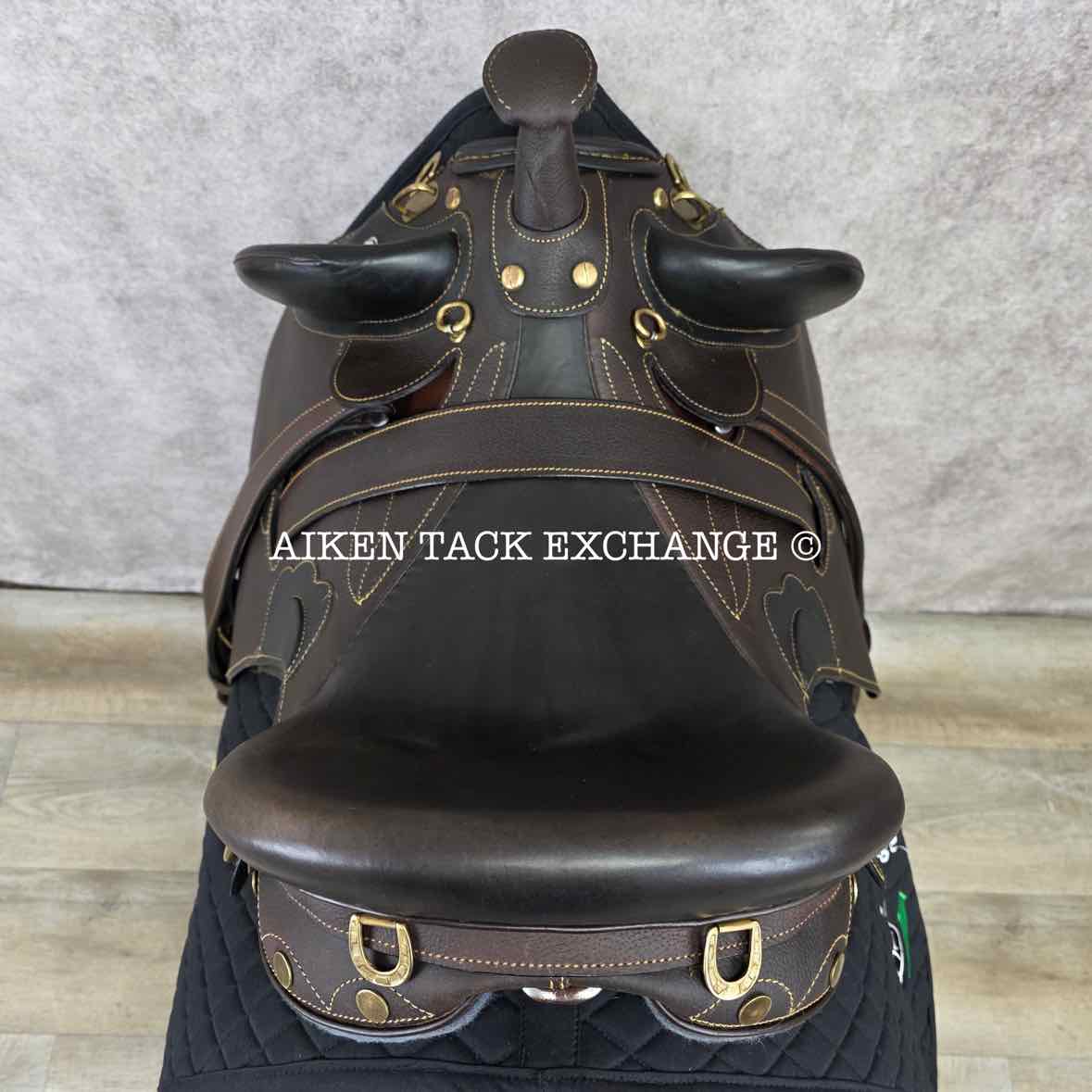 Down Under Saddle Supply Australian Stock Saddle, 16" Seat (Western) - 18" Seat (English), Medium Tree