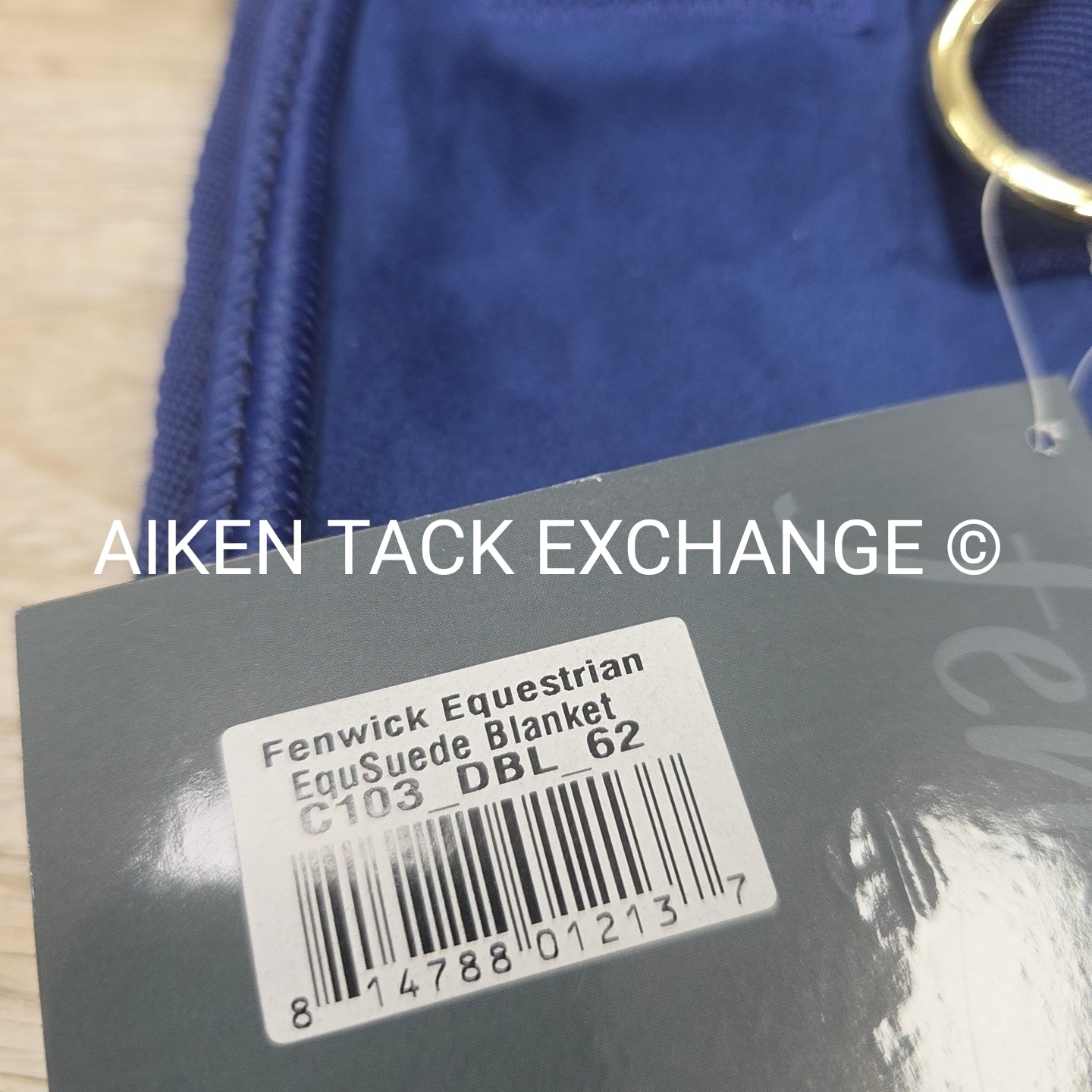 Fenwick Equestrian EquSuede Performance Cooler, Blue, 62"