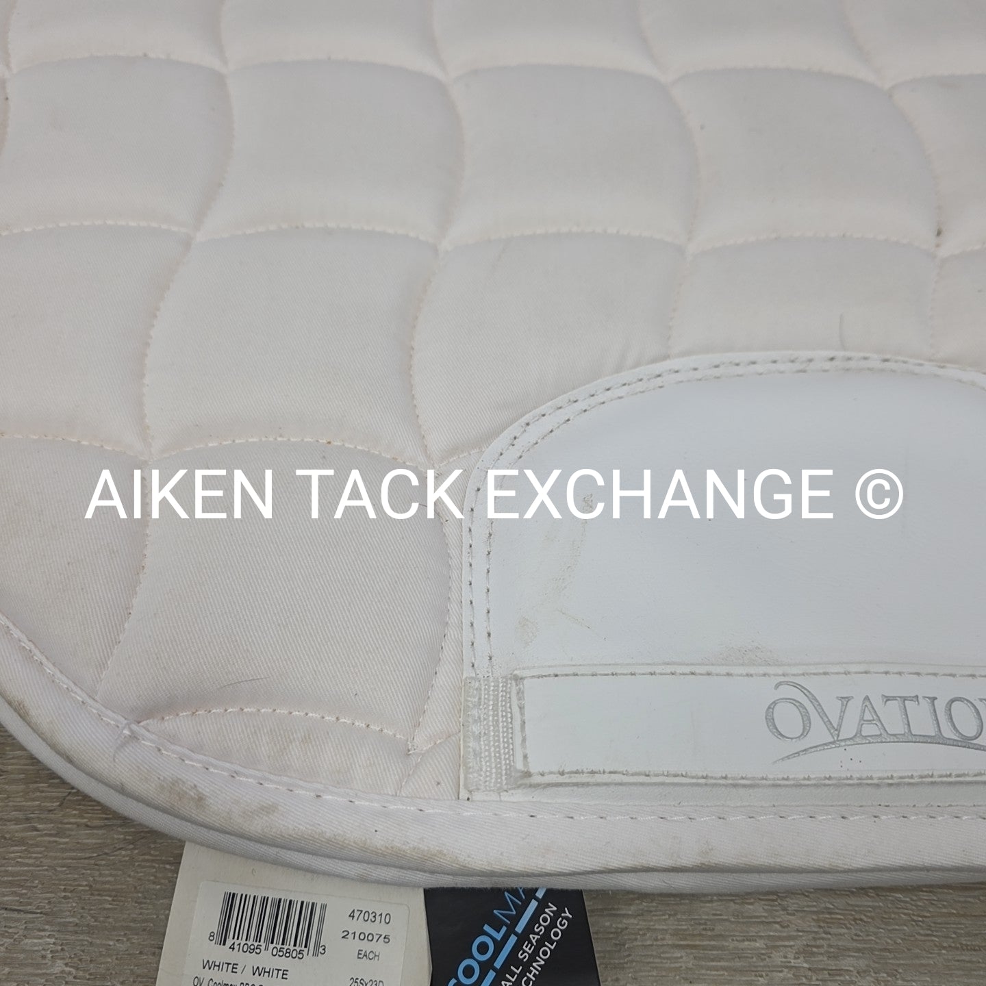 Ovation CoolMax Pro Euro Dressage Saddle Pad (needs cleaning)