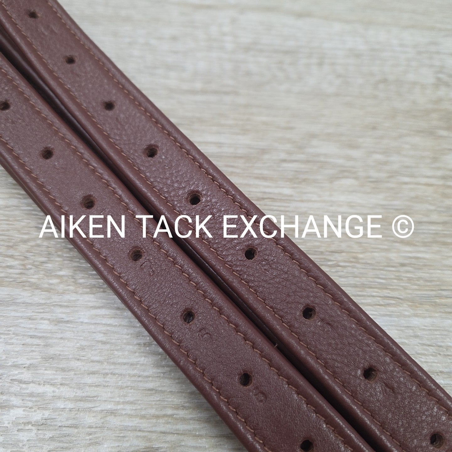 HDR Triple Covered Stirrup Leathers, Australian Nut, 48"