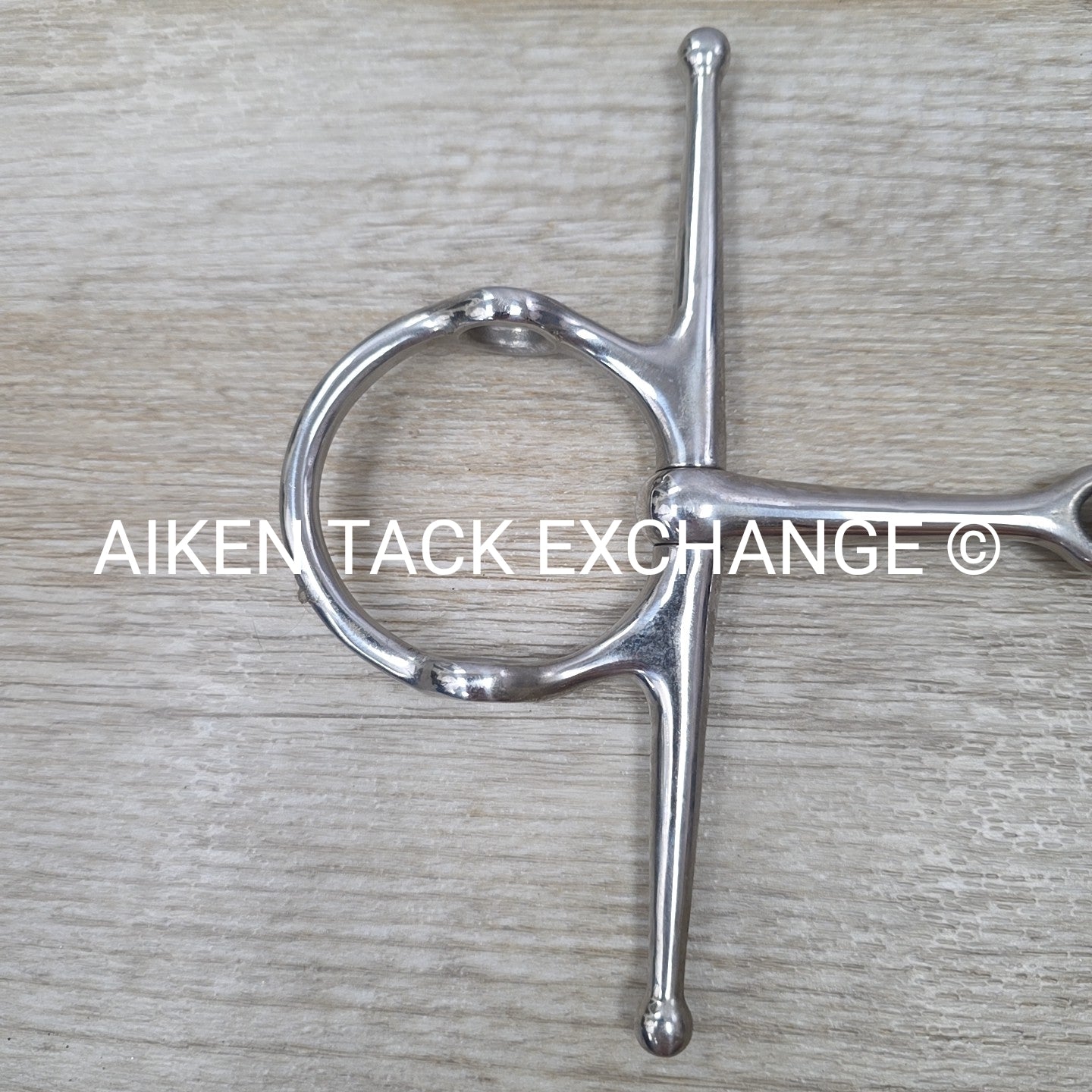 Korsteel Single Joint Full Cheek Gag Bit, 5.5"