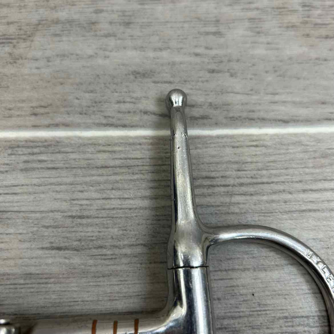 Double Joint Hinged Full Cheek Bit with Hooks 5"