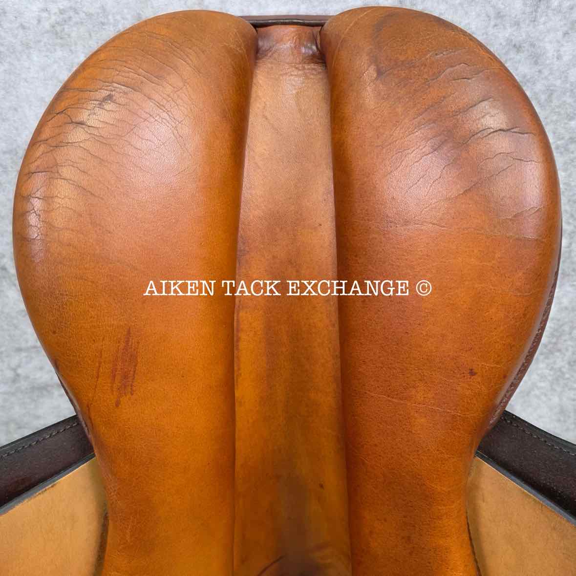 Crosby Miller's Prix Des Nations Close Contact Saddle, 17.5" Seat, Medium Tree, Foam Panels