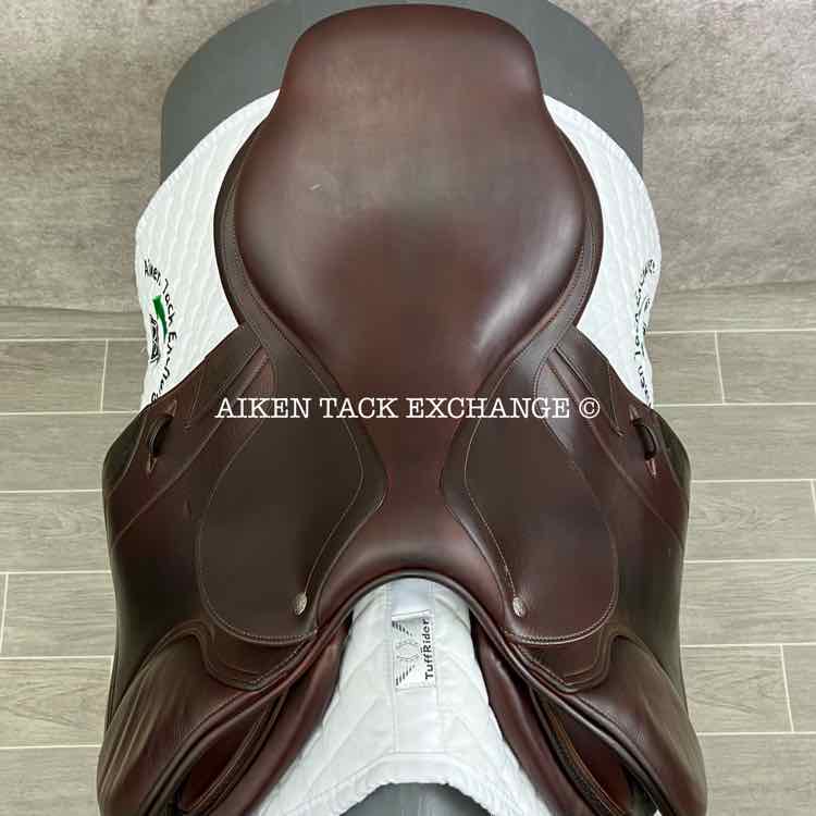 2012 CWD SE02 Close Contact Jump Saddle, 17" Seat, 2C Flap, Medium Tree, Foam Panels, Full Buffalo Leather