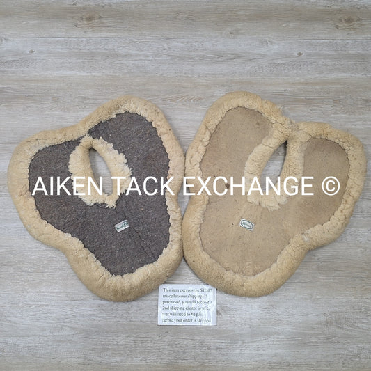 BARGAIN BUNDLE: 2 Beval Skeepskin Wither Relief Half Pads