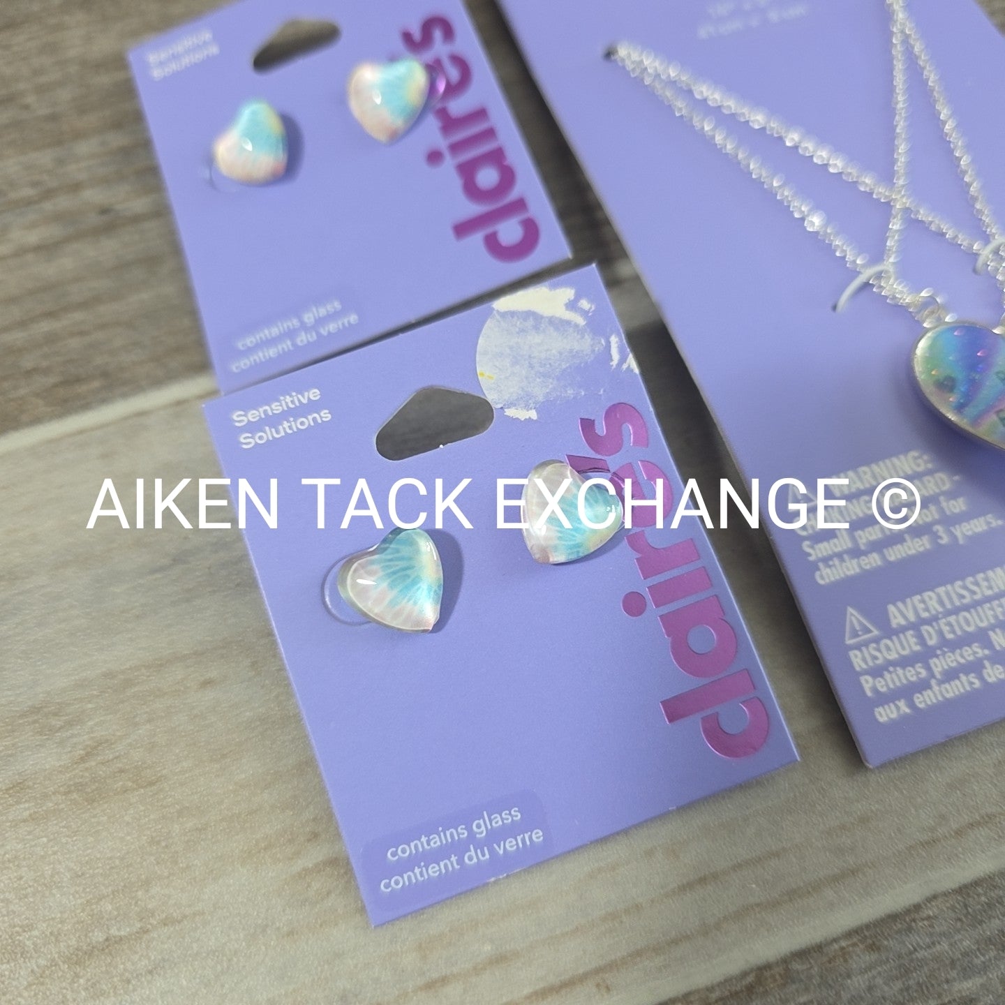 Claire's Necklace + 2 Sets of Earrings