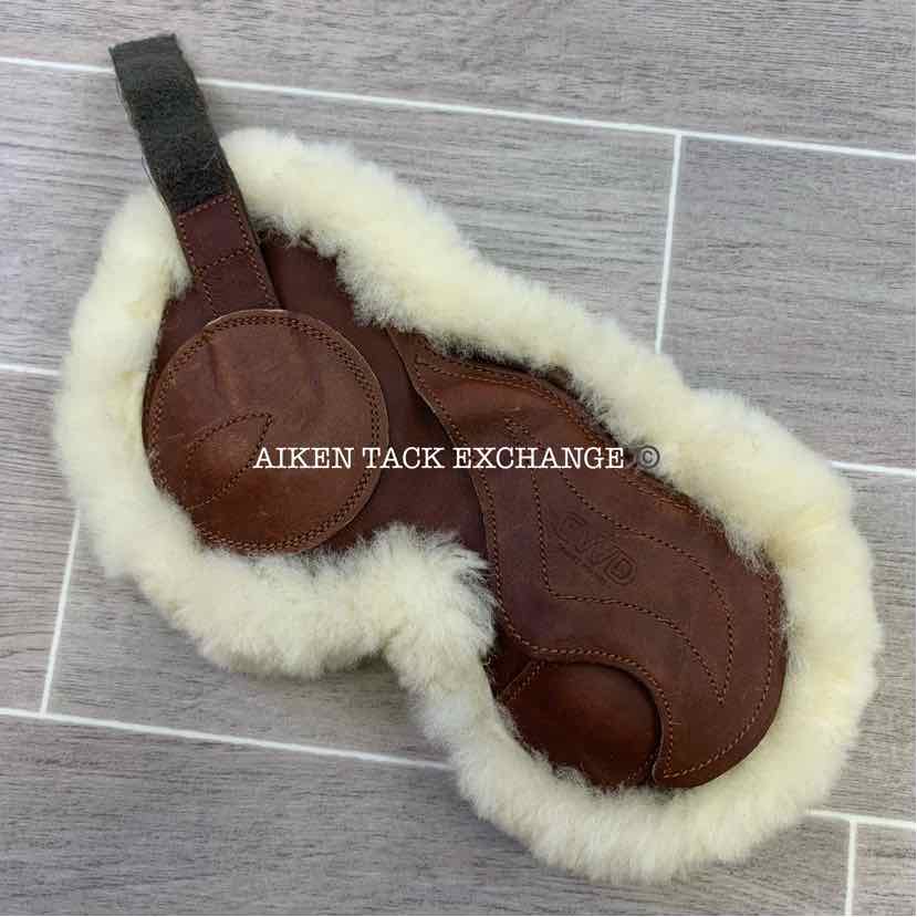 CWD Sheepskin Lined Leather Hind Fetlock Boots, Brown, Size 1 - Pony